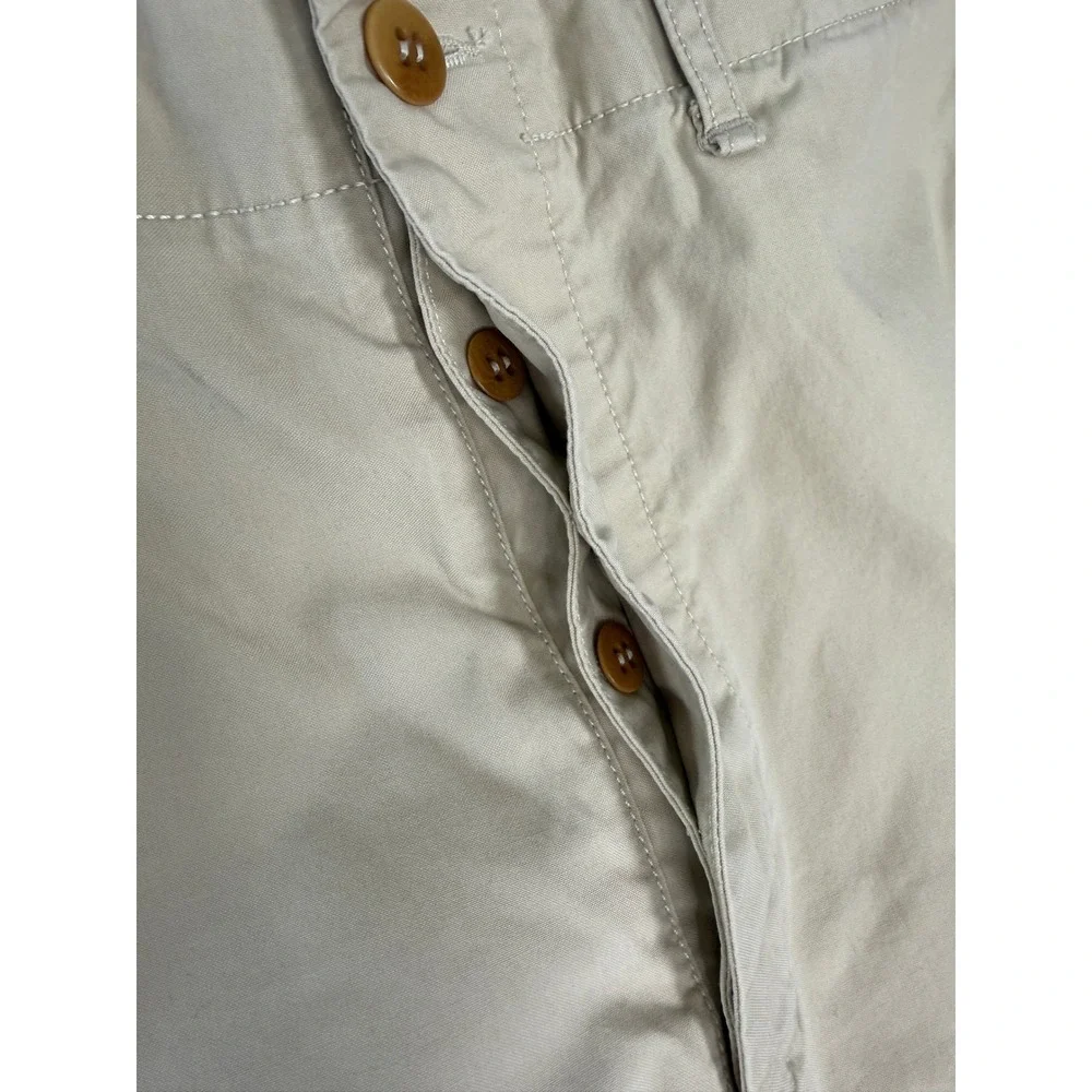 Buck Mason Officer Pant Mens 34 Khaki Parachute Poplin Chino Preppy Military